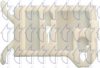 OPEL 0174846 Clip, trim/protective strip